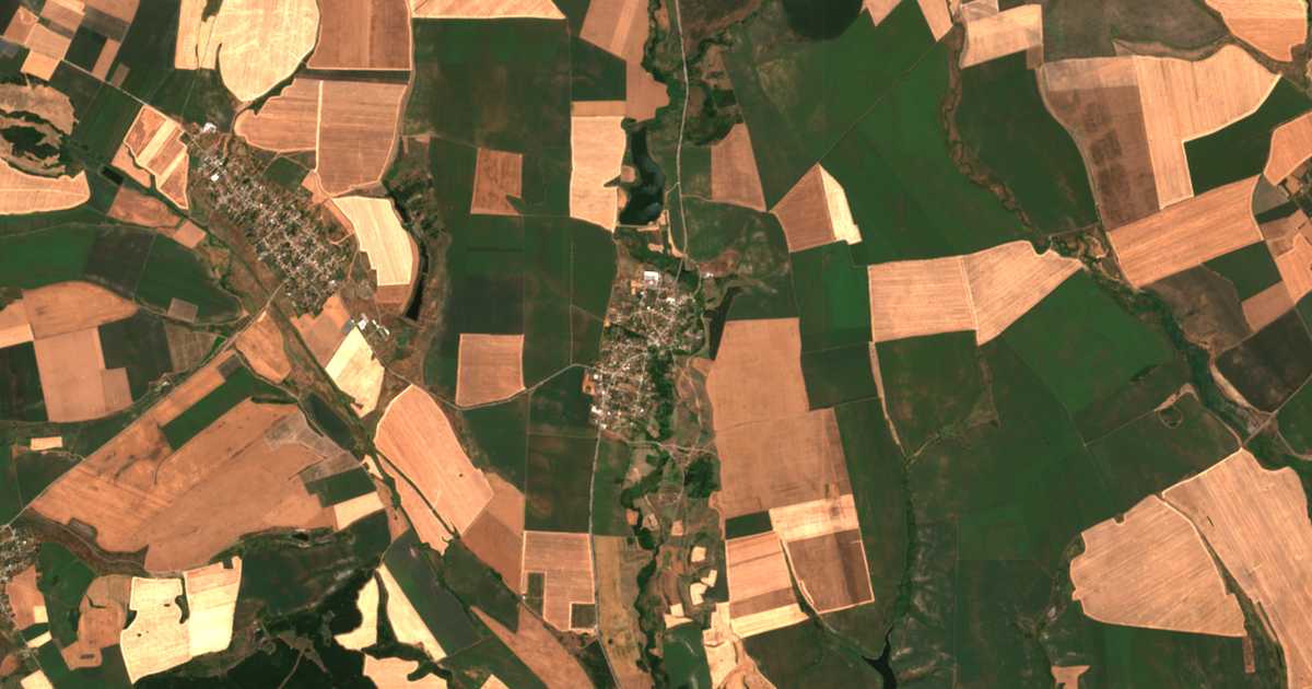 Satellitenkarte von Bjal Izvor