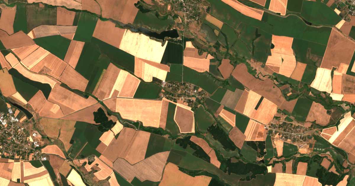 Satellitenkarte von Kravino