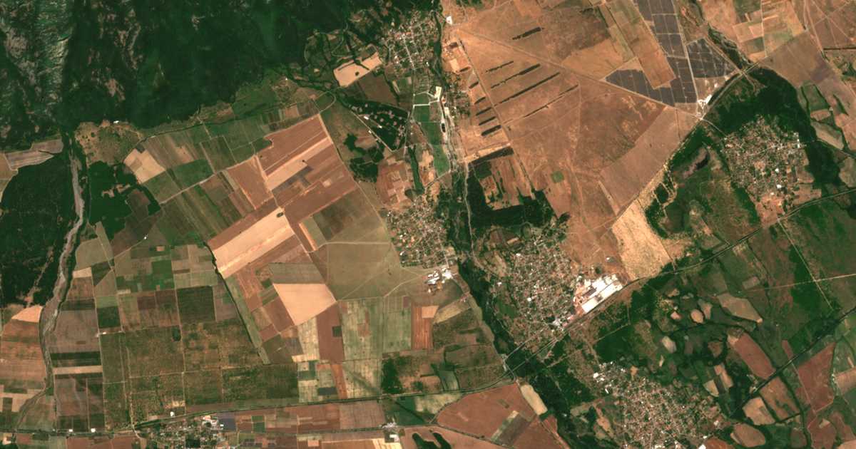 Satellitenkarte von Asen