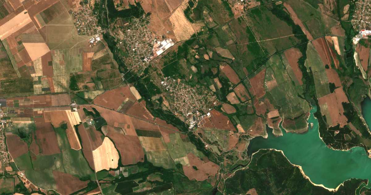 Satellitenkarte von Dolno Sahrane