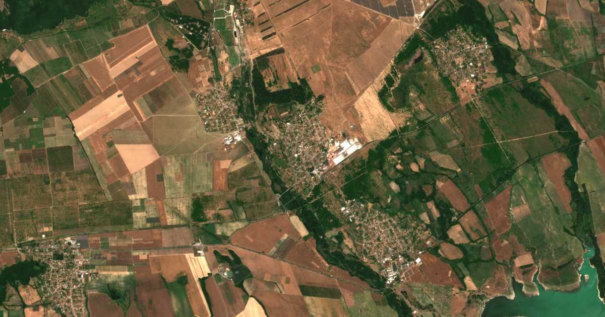 Satellitenkarte von Gorno Sahrane