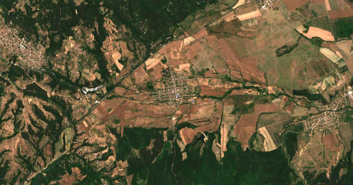 Satellitenkarte von Osetenovo