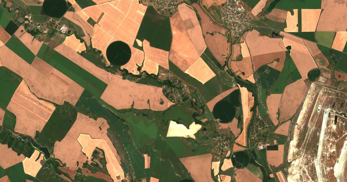 Satellitenkarte von Bǎlgarene