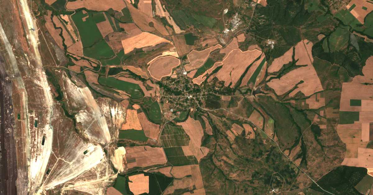 Satellitenkarte von Polski Gradec