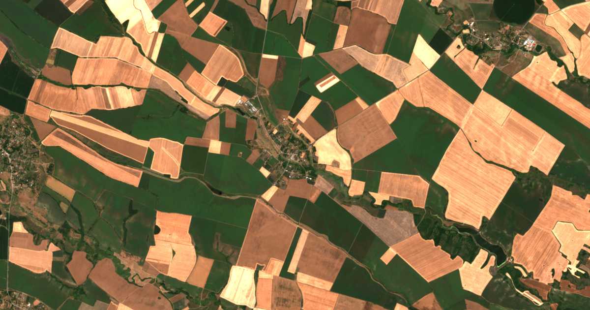 Satellitenkarte von Svoboden