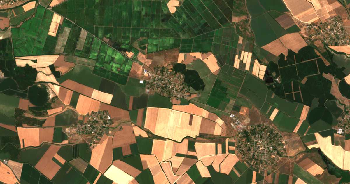 Satellitenkarte von Zemlen