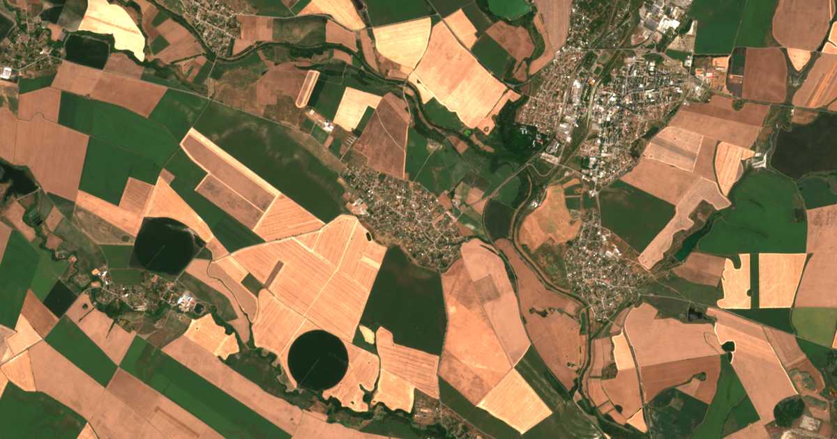Satellitenkarte von Znamenosec