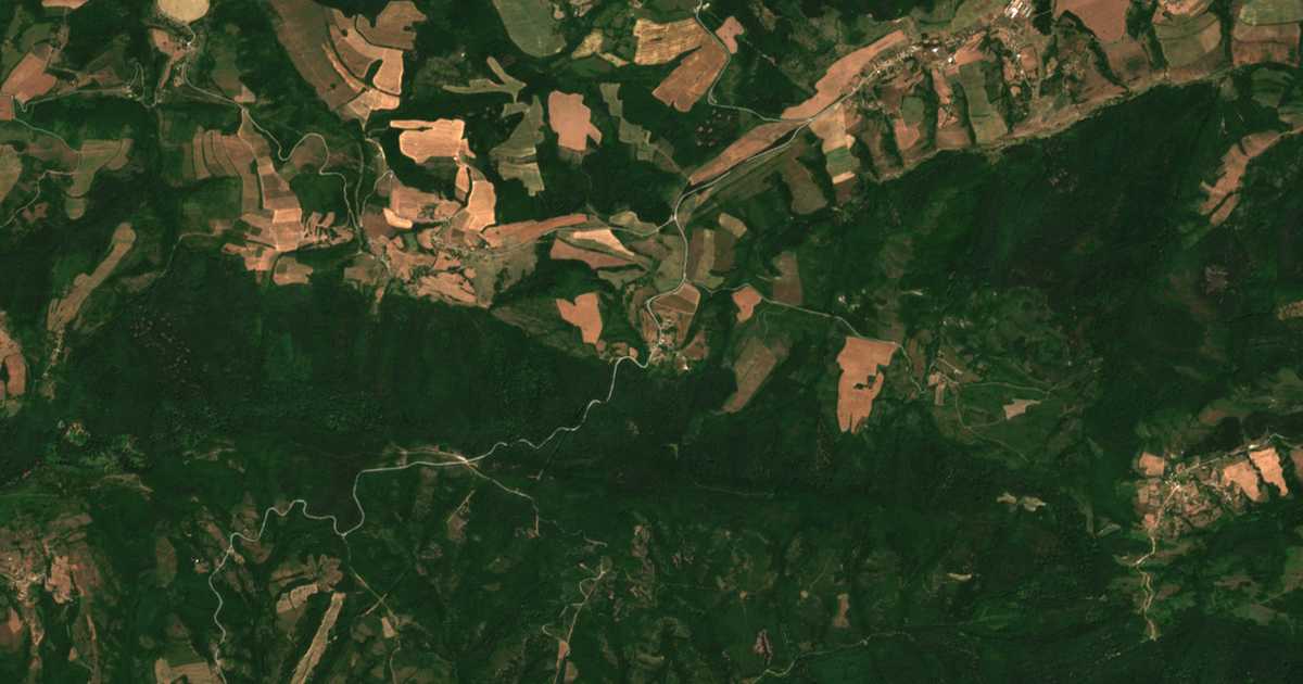 Satellitenkarte von Glašataj