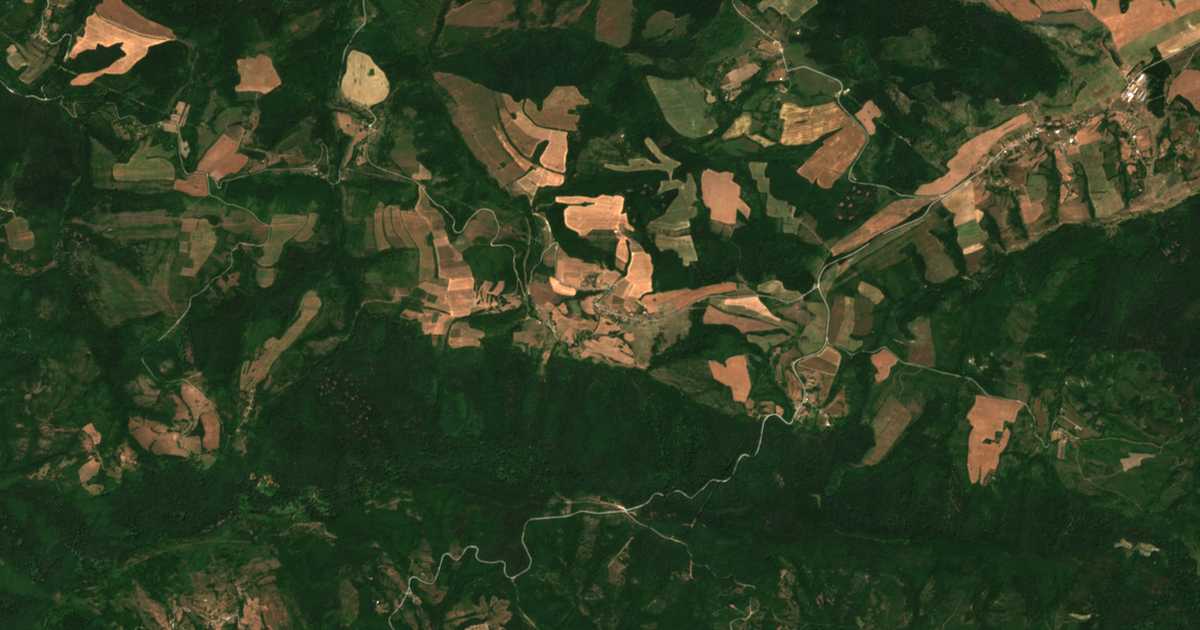 Satellitenkarte von Kapište