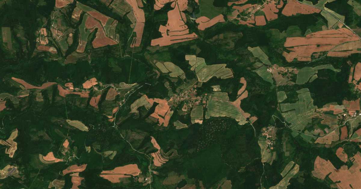 Satellitenkarte von Orač