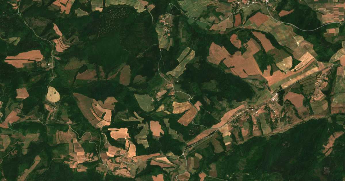 Satellitenkarte von Pčelno