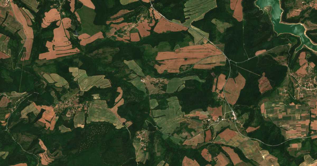 Satellitenkarte von Porojno