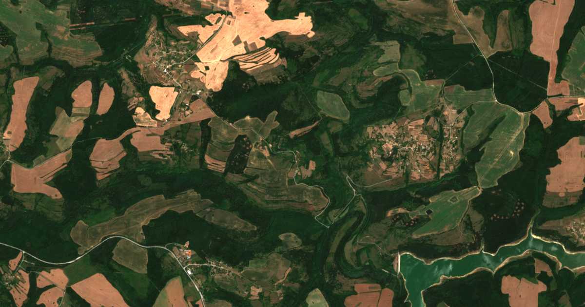 Satellitenkarte von Prisojna