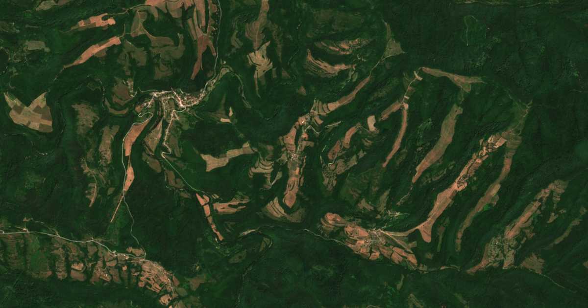 Satellitenkarte von Ravno selo