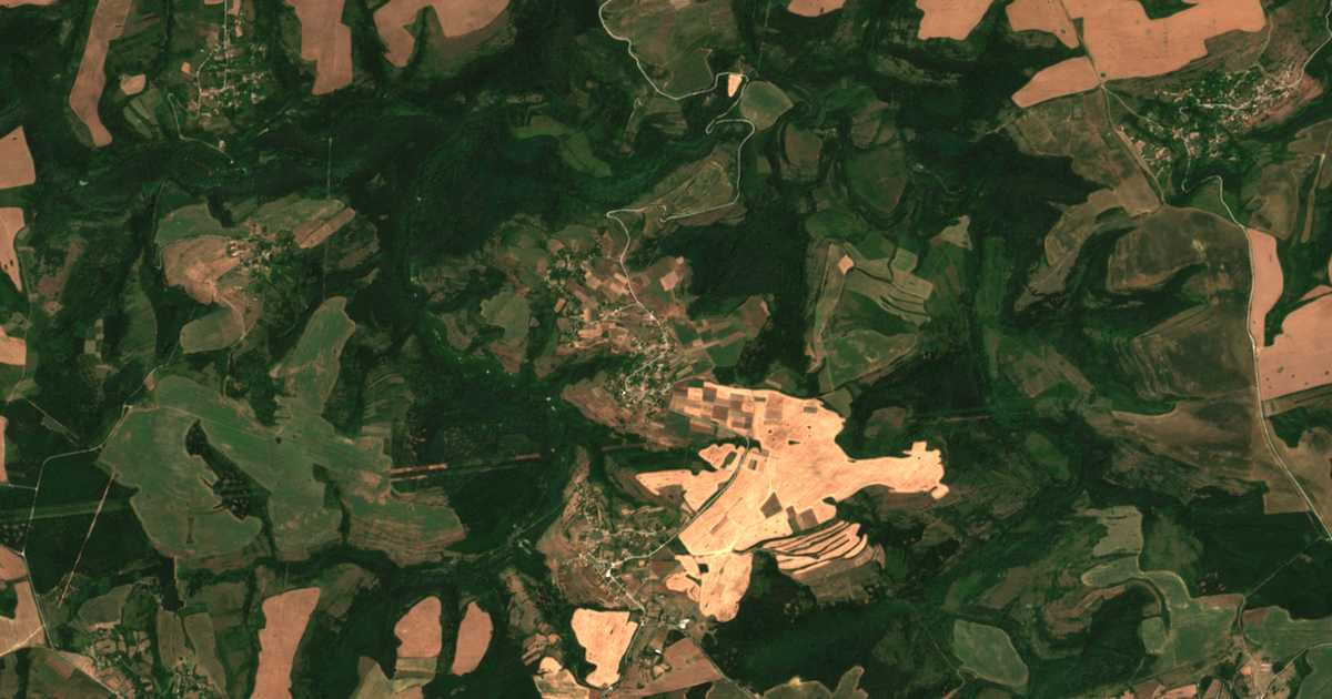 Satellitenkarte von Razdelci
