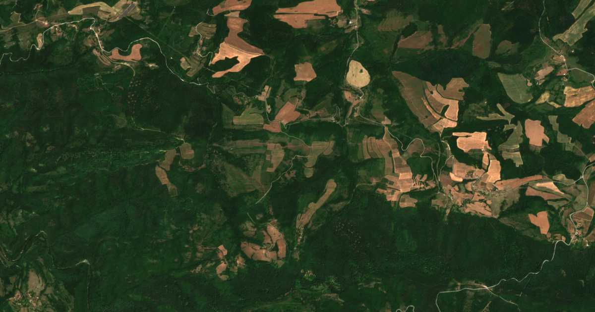 Satellitenkarte von Tihovec