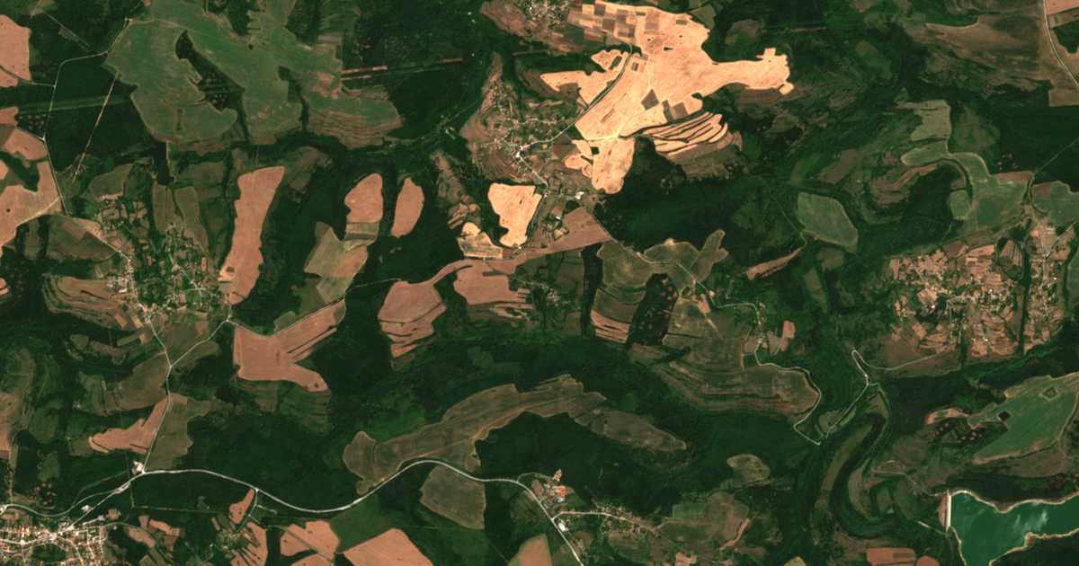 Satellitenkarte von Jazovec