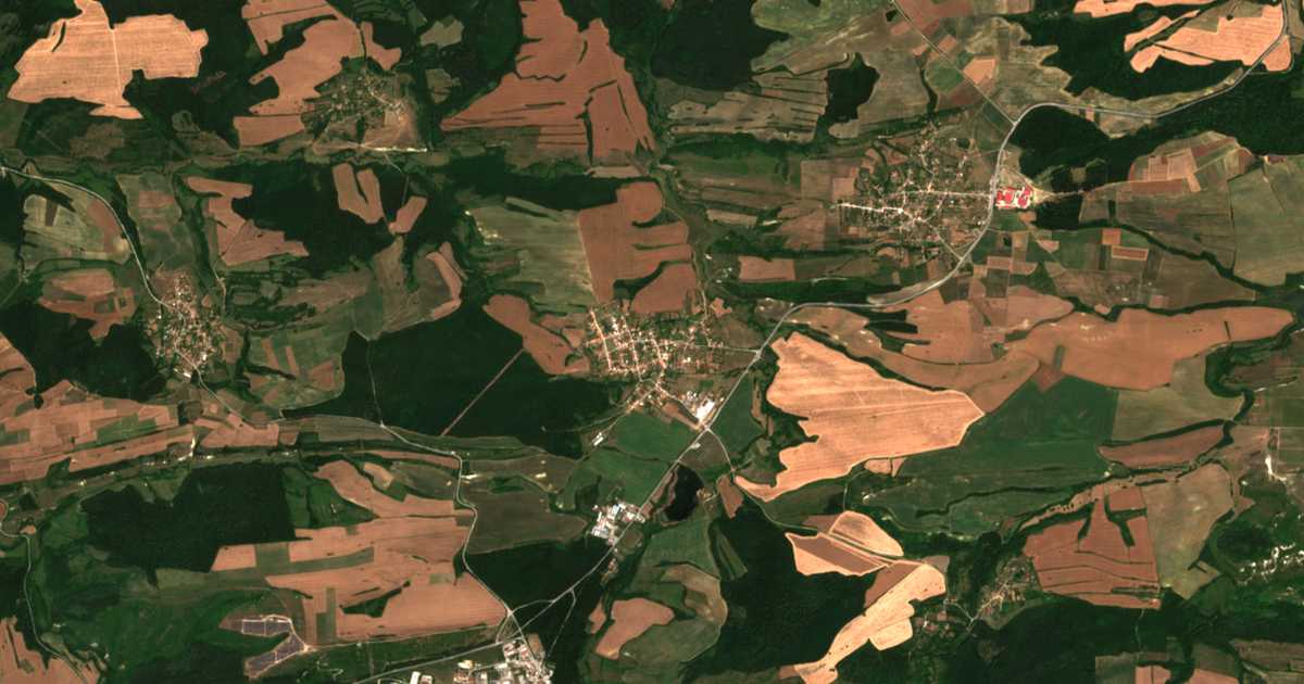 Satellitenkarte von Belomorci