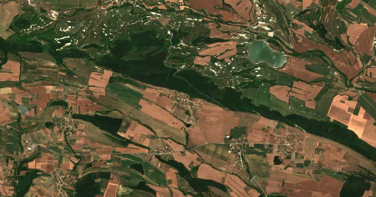 Satellitenkarte von Kestenovo