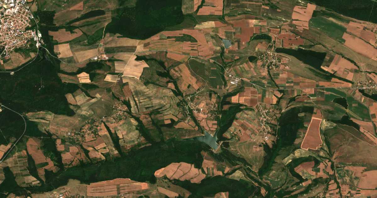 Satellitenkarte von Krasnoselci