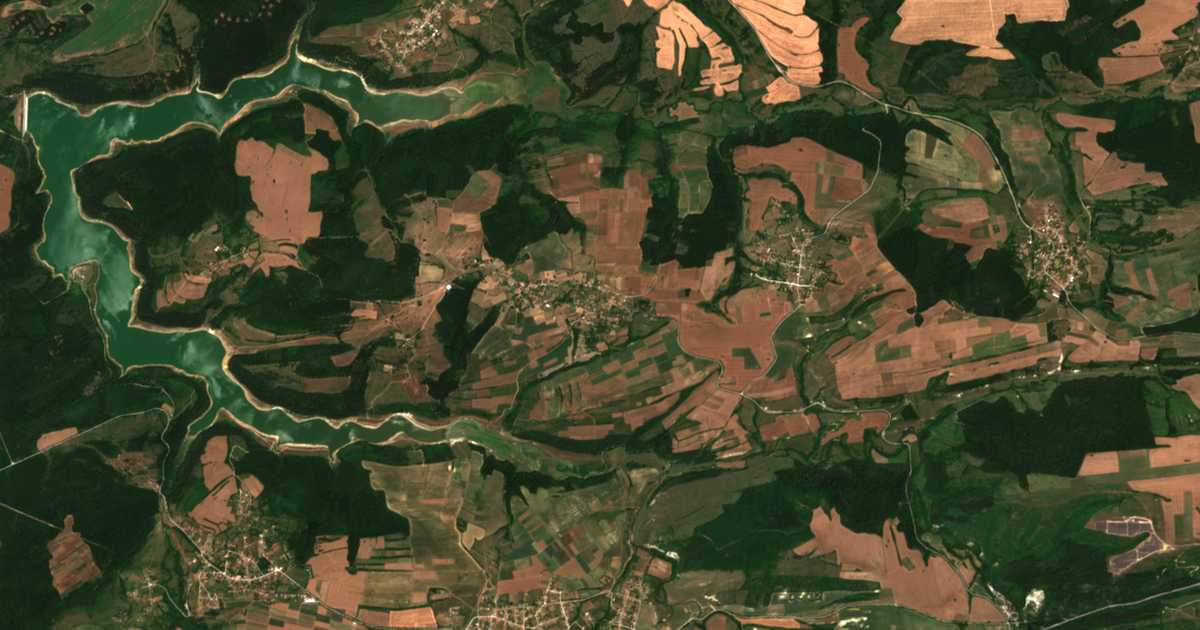 Satellitenkarte von Panajot Hitovo
