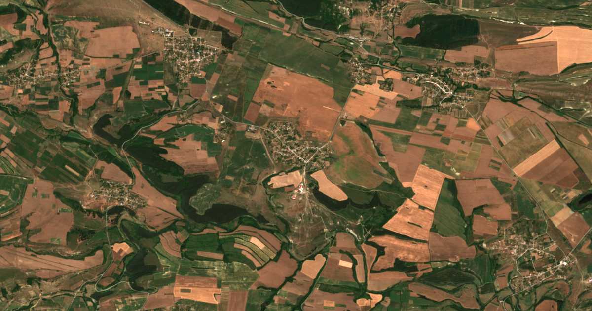 Satellitenkarte von Cerovište