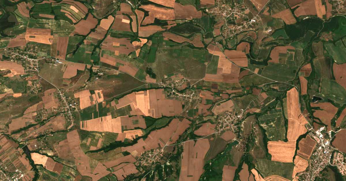 Satellitenkarte von Velička