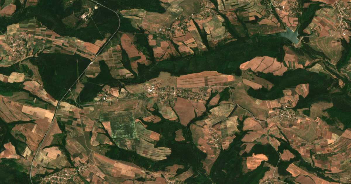 Satellitenkarte von Verenci