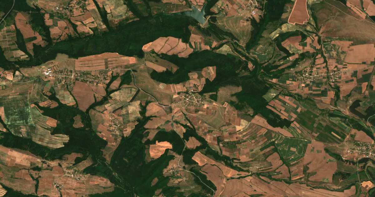 Satellitenkarte von Visok