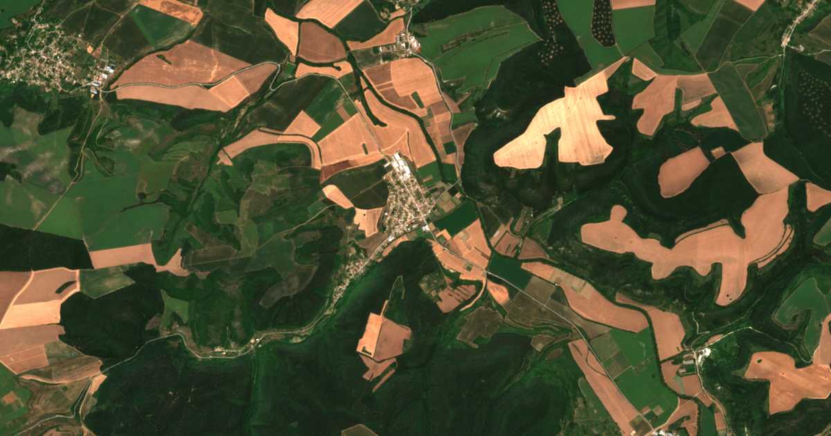 Satellitenkarte von Krepča