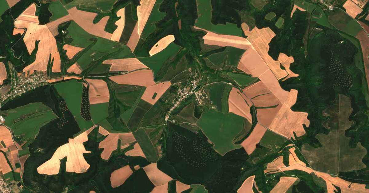 Satellitenkarte von Ljublen