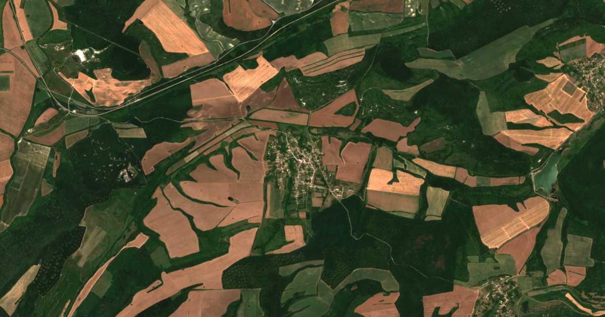 Satellitenkarte von Gloginka