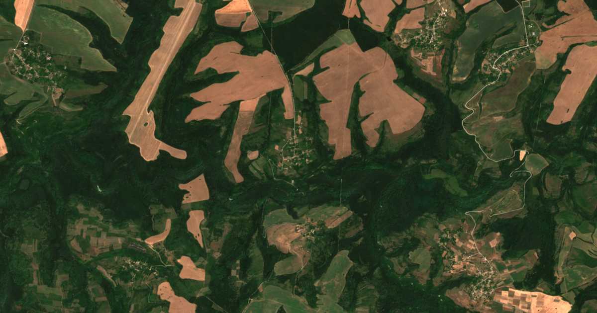 Satellitenkarte von Ivanča