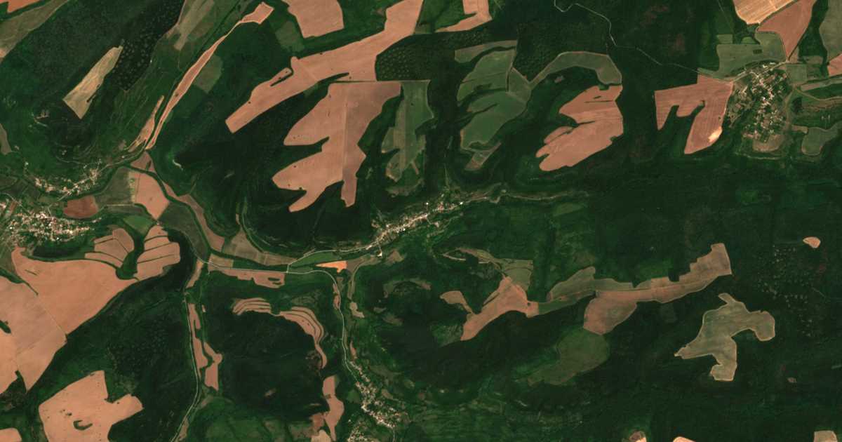 Satellitenkarte von Marčino