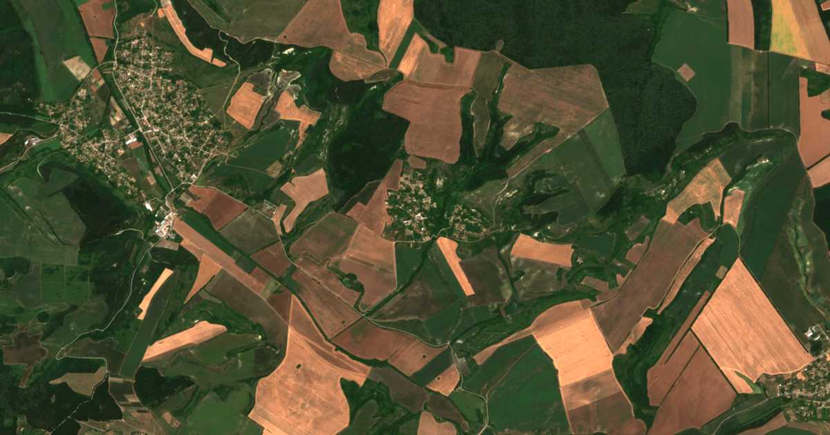 Satellitenkarte von Pomoštica