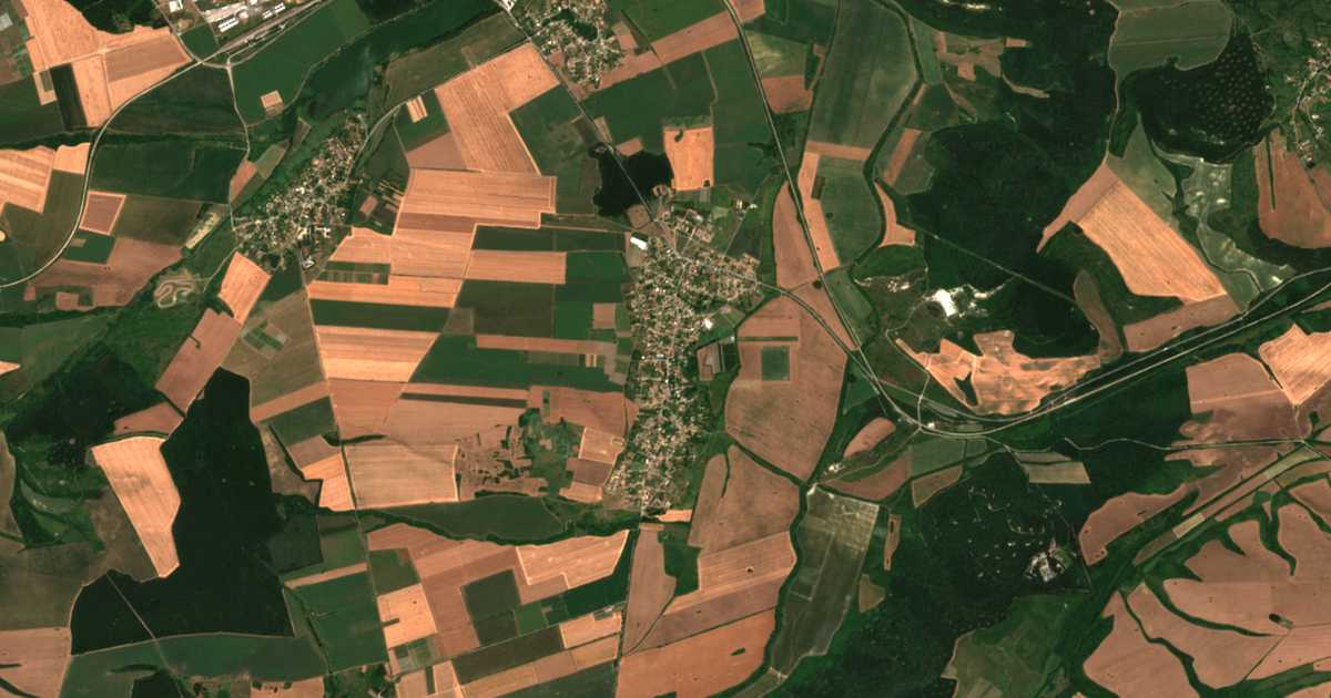 Satellitenkarte von Svetlen