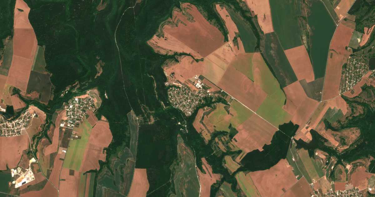 Satellitenkarte von Orešak