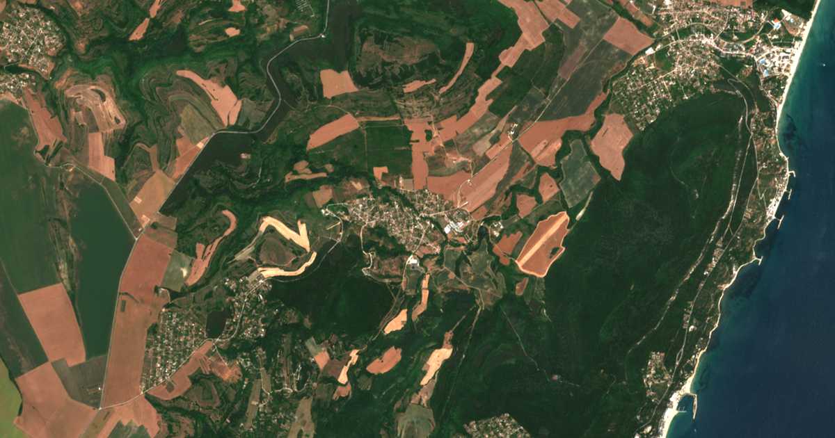 Satellitenkarte von Osenovo