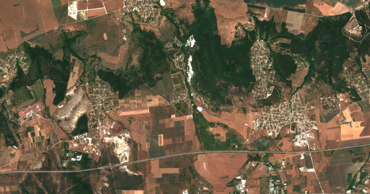 Satellitenkarte von Pripek