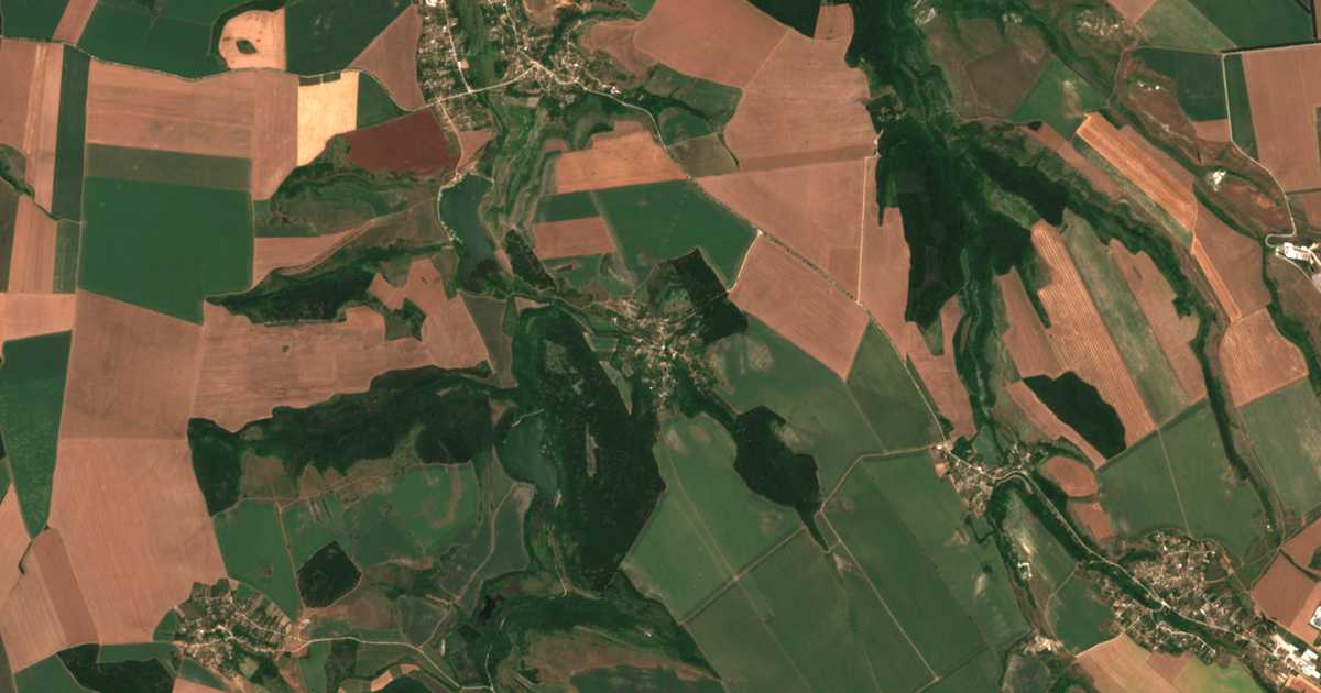 Satellitenkarte von Radevo