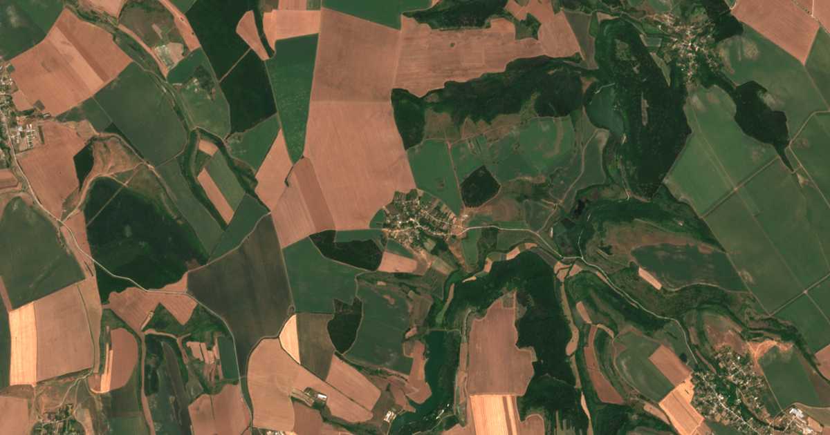 Satellitenkarte von Zasmjano