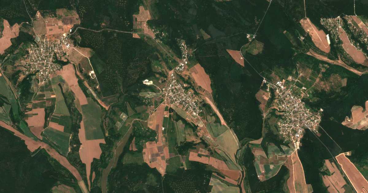 Satellitenkarte von Benkovski