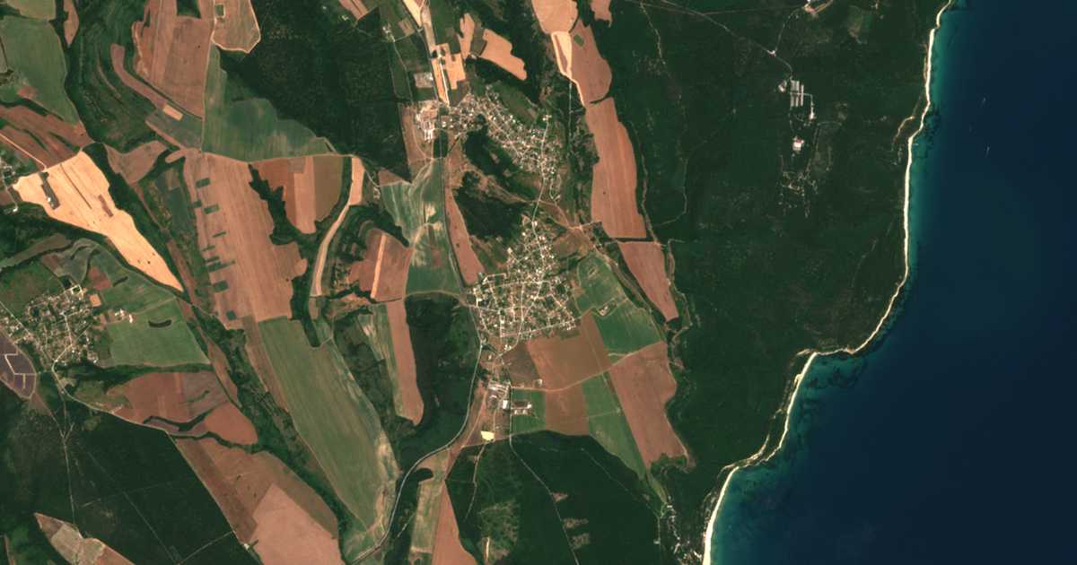 Satellitenkarte von Bliznaci