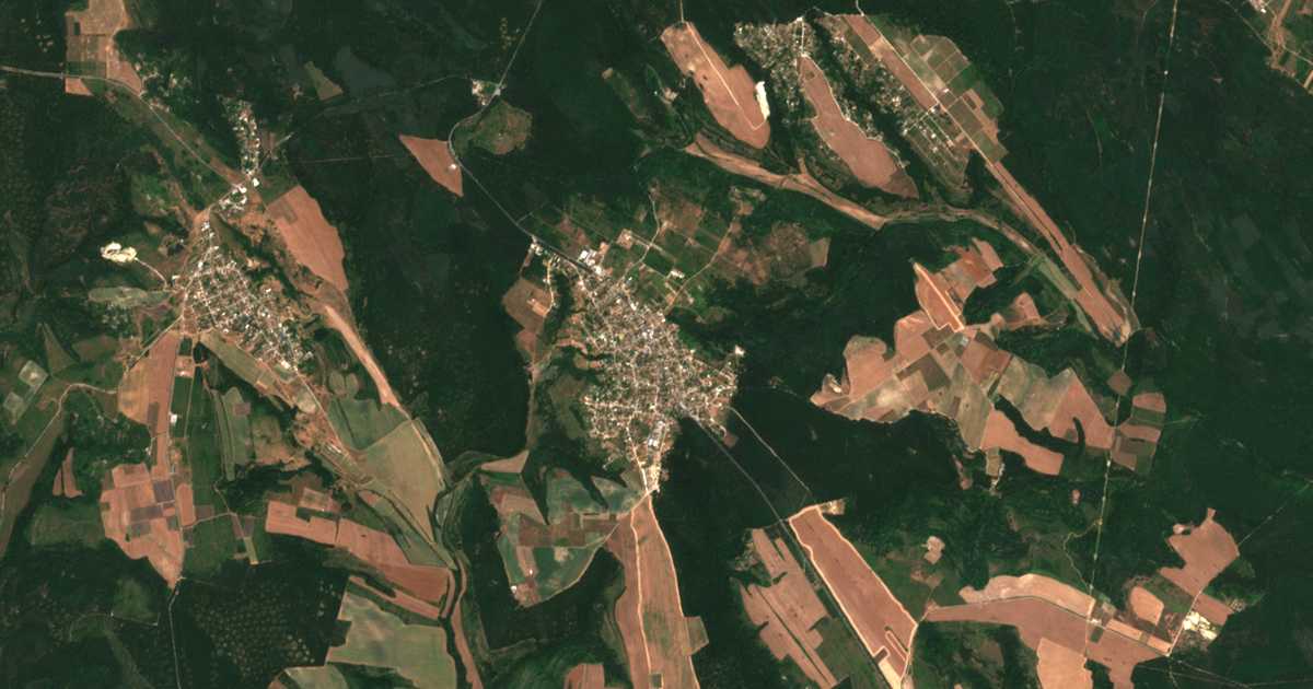 Satellitenkarte von Priselci