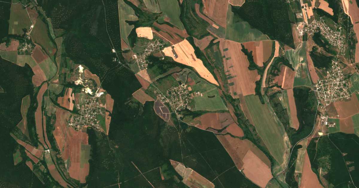 Satellitenkarte von Ravna Gora