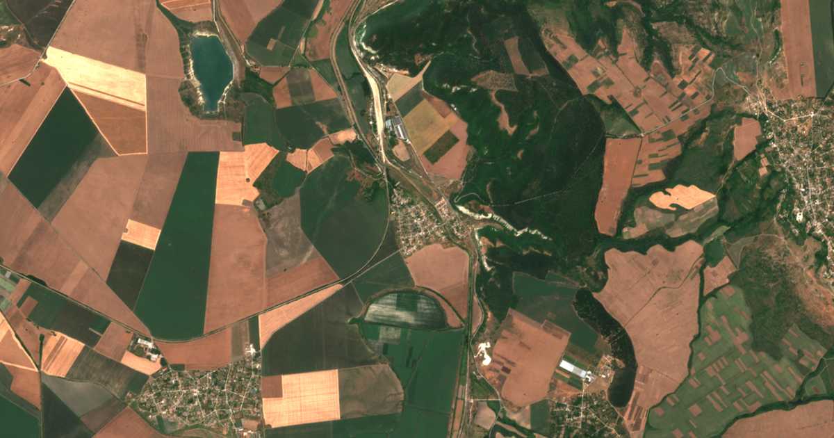Satellitenkarte von Sindel