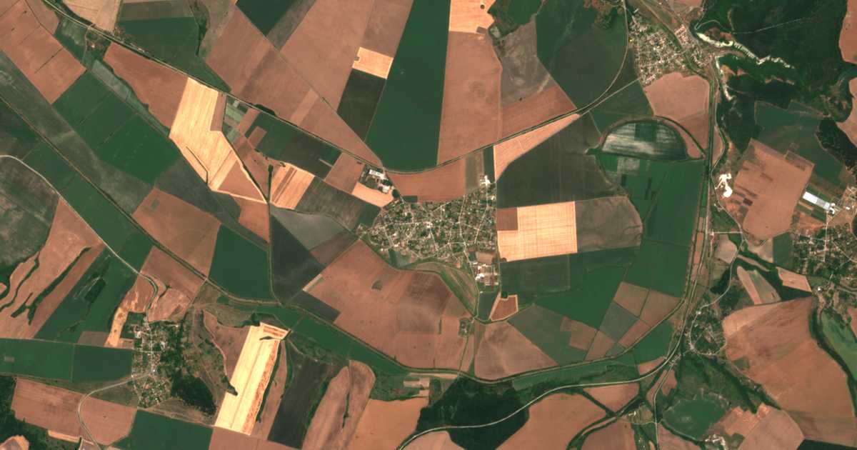 Satellitenkarte von Carevci