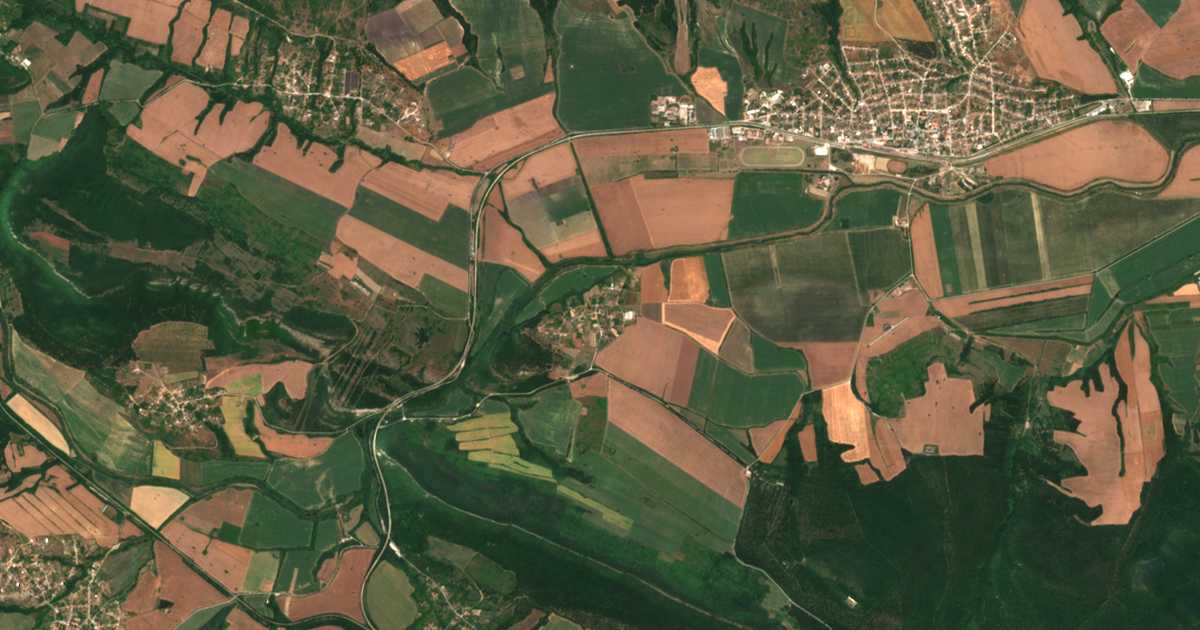 Satellitenkarte von Krasimir
