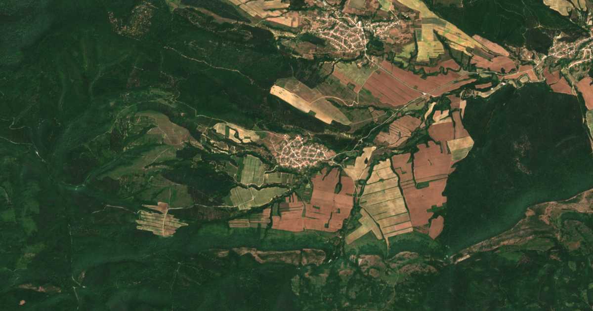 Satellitenkarte von Poljacite