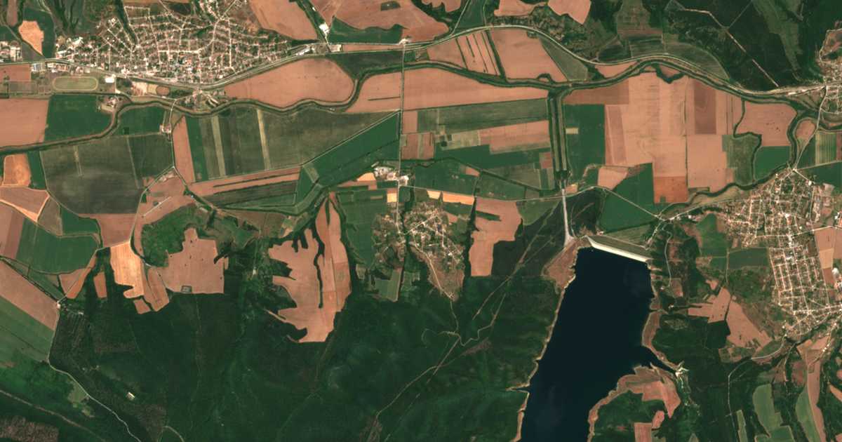 Satellitenkarte von Sava